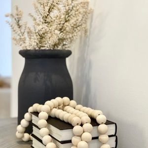 Wood Bead Garlands (set of 12)